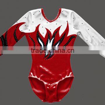 Women's professional gymnastics leotard wear