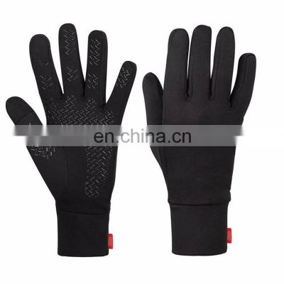 Amazon Hot Winter Outdoor Sport Cycling Gloves Chill-Proof Touch Screen Mitts Silicon Dotted Anti Slip Glove Outdoor Sport