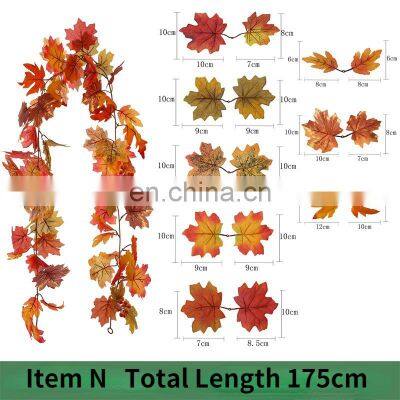 Christmas 2021 Supplies Old Outdoor Decorations Halloween Wholesale Fall Autumn Garland Xmas Decoration