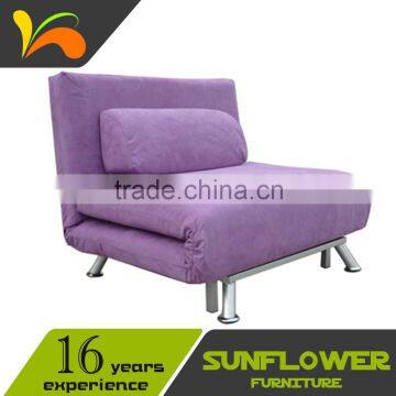 Modern Design Mini Single Folding Metal Structured Sofa Cum Bed