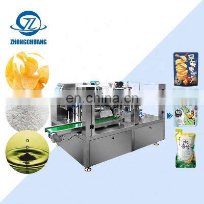 Garlic Paste Packing Cassava Leaves Detergent Powder Sachet Honey Liquid Automatic Packaging Machine