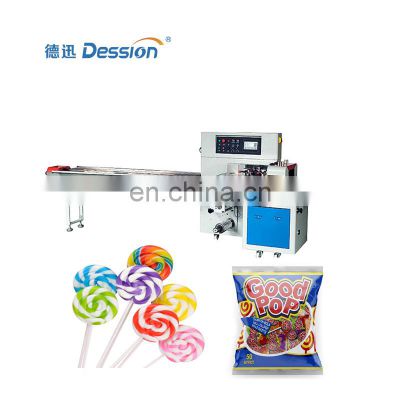 Horizontal flow packing mahine for lollipop candy / candy stick / single candy