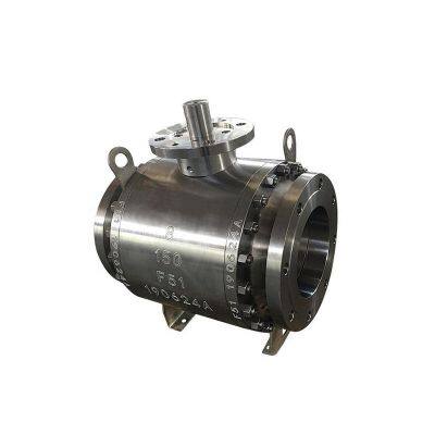 Hot Sale Inlet Industrial Carbon Steel Ball Valve Trunnion Mounted Ball Valve ANSI photo-5