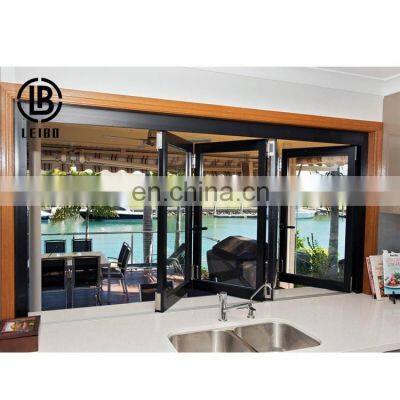 High end atmospheric aluminum alloy intelligent folding windows