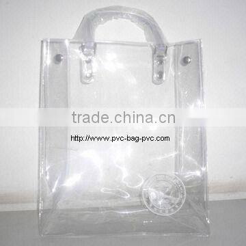 Transparent square pvc bag