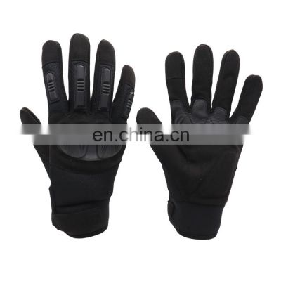 Wholesale Protection Cut Resist  Impact Motorcycle Safety Gloves Men Racing Gloves In Black