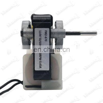 FM2-670 110v 50hz 60hz Refrigerator ac dc Shade Pole Motor photo-3