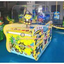 Guangdong Zhongshan Tai Le Amusement Indoor Video Game Pirates Against Two-person Ball Shooting Pinball Machine Parent-child Lottery Ball Catching Amusement Equipment photo-4