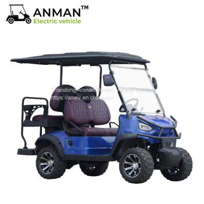 4-seater electric sightseeing car, beach off-road golf cart