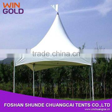 4X4M white Chinese hat commercial tent for outdoor catering steel structures