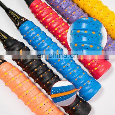 1.1M Colorful Double Layer Overgrip Padel Fish Badminton Tennis PU Leather Anti Slip Handle Overgrip