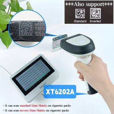 XT6202A XTIOT Bluetooth Serial Port SPP Data Matrix Code Tobacco Scanning Cordless Wireless Barcode Scanner