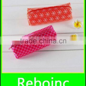 cute plastic school pencil case with compartment