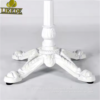 Classic Antique Western Style Cast Iron Marble Table Base Adjustable Dining Table Legs for Apartment Use photo-5