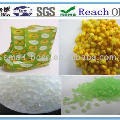 Densidad de la espuma 0.8-0.9 y dureza Shore A 55 60 65 Compuestos de PVC expandido para calzado photo-3