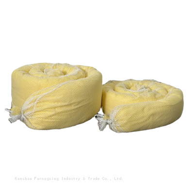Yellow Color Chemical Hazmat Absorbent Booms For Chemical Plant photo-4