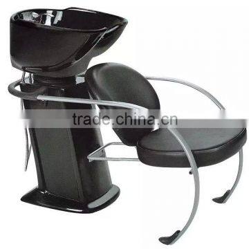 Simple Style Station Beauty Hair Wash Equipment,portable Men's Salon Shampoo Chair Glass Wash Basin Price photo-2
