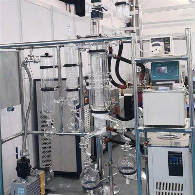 Industrial Short Path Distillation Kit Steam Oil Molecular Vacuum Distillation Equipment Essential Oil Distiller photo-6