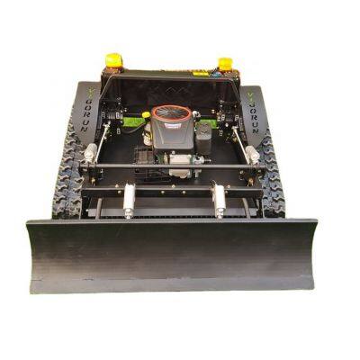 Ancho de corte a gasolina 800MM Cortador de arbustos con motor de tracción eléctrica y control remoto