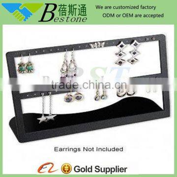 customized acrylic shelf brackets for earring display