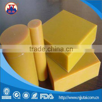 Yellow hardness Shore A80-95 PU sheet/rod