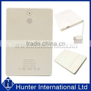 2500mah Credit Card Size Travel Power Bank