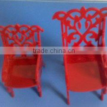 acrylic chair shaped crafts