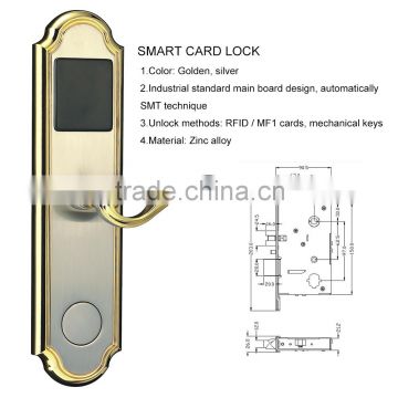 New remote control digital smart card induction door lock