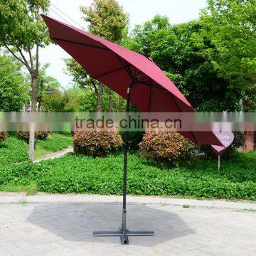 8 panels patio umbrella, outdoor parasol with table