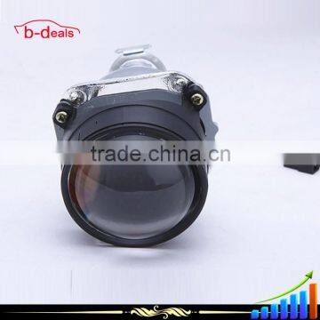 2.5 inch H1/H7/H4/9005/9006 bi xenon projector lens with 80mm angel eyes