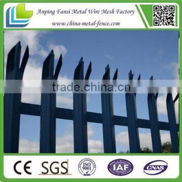 4m high level of strength and rigidity not to rust Steel Palisade Fencing for UK market (modern fences )