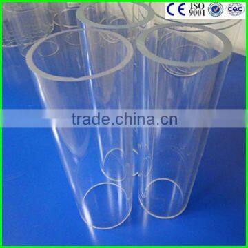 Clear Horizontal Furnace Quartz Glass Tube