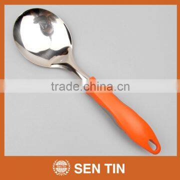 KU-A01TPR Stainless Steel Rice Spoon With PP & TPR Handle Kitchen Tool photo-2