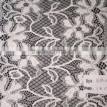 Pretty Design Stretch Lady Lace Fabric,fancy Flower Elastic Lace Fabric photo-3