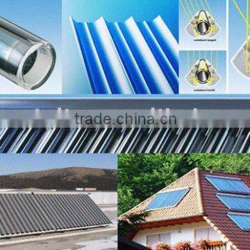 three target vacuum tube,glass tube, solar tube