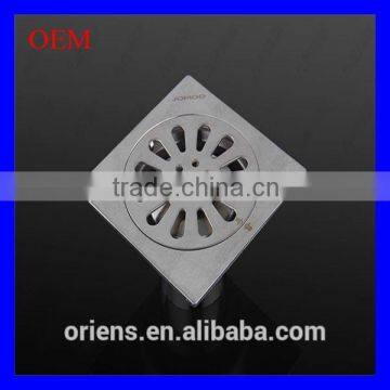 South America 100mm brass bathroom floor drains