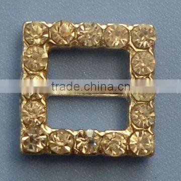 10MM square rhinestone buckle