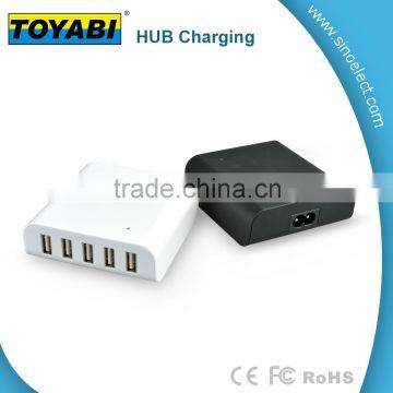 Hub Charger adpator 5 USB port Smart Hub Charger