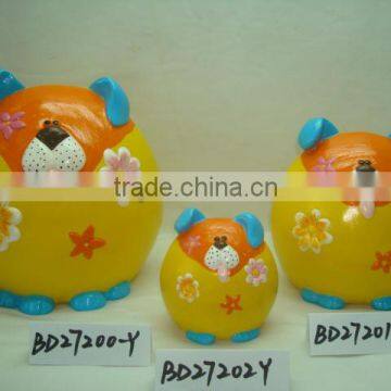 Lovely ceramic painted money bank piggy