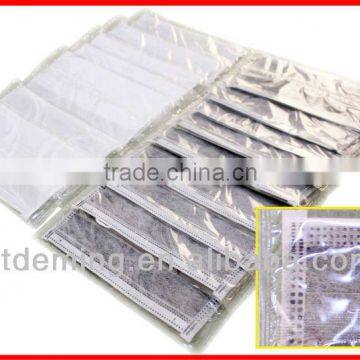 Disposable nonwoven actived carbon facemask