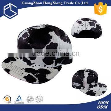 Hat making supplies cheap high quality custom cow print hat