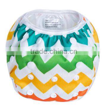 One Size Reusable Boy Pattern Baby Swim Diaper photo-4