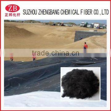 Hight Quality 40D/45D/50D/55D/60D Black Polyester Staple Fiber photo-2