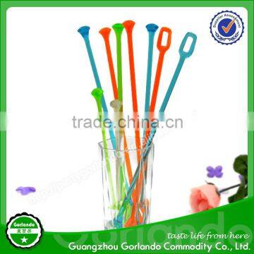 Gorlando high quality Drink bpa free plastic swizzle sticks /stirrers with best price