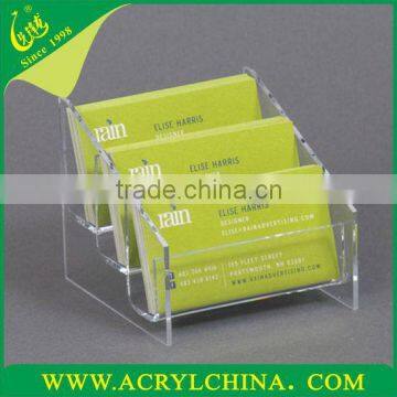 Customized acrylic business card holders /Office stationery acrylic business card box business card seat business card ho