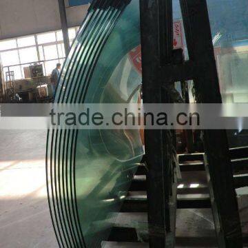 radius above 1500mm curved tempered glass