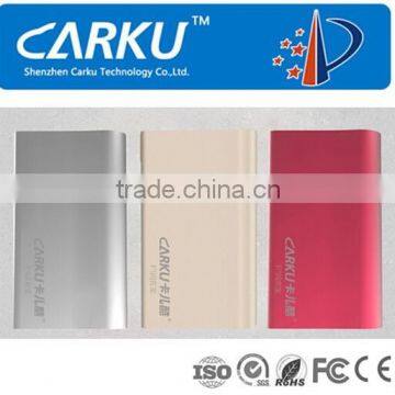 14V 6000mAh smart mobile power bank with dual USB output for iPhone iPad