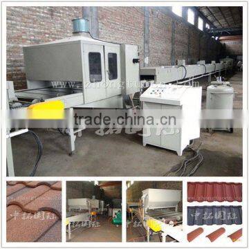 Colorful Stone Chip Coated Steel Roof Tiles Cold Roll Forming Machine photo-3