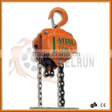 Handing material equipment Vital chain hoist chain pulley block 1 ton