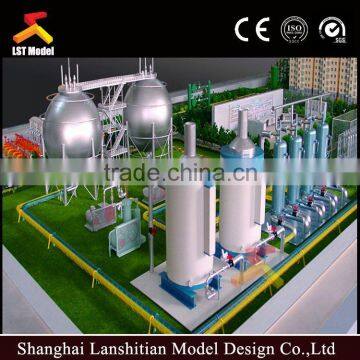 top quality 1/2000 scale industrial plant planning model maker